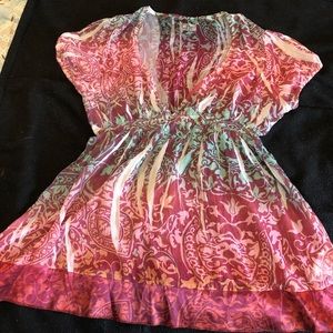 Maternity sheer blouse